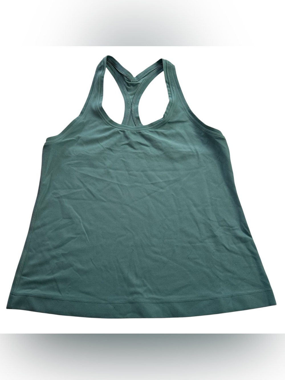 Lululemon Women’s Tank Top Green Lightweight Performance Yoga Gym Size 2